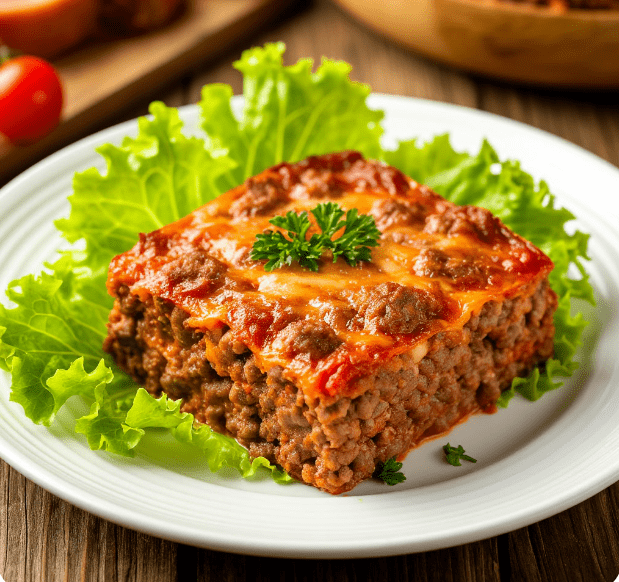 мясная кето-запеканка с фаршем